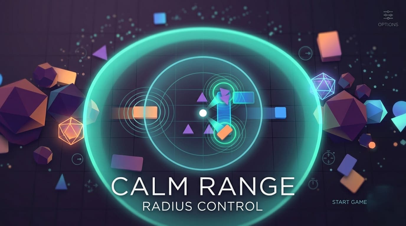 Calm Range: Radius Control — wide banner